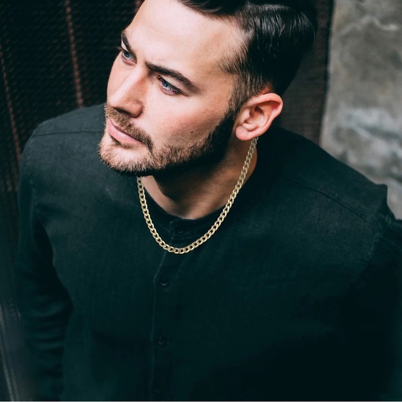 New 18k Gold Unisex Cuban Link Classic Minimalist Chain Handcrafted Necklace - Picture 10 of 16